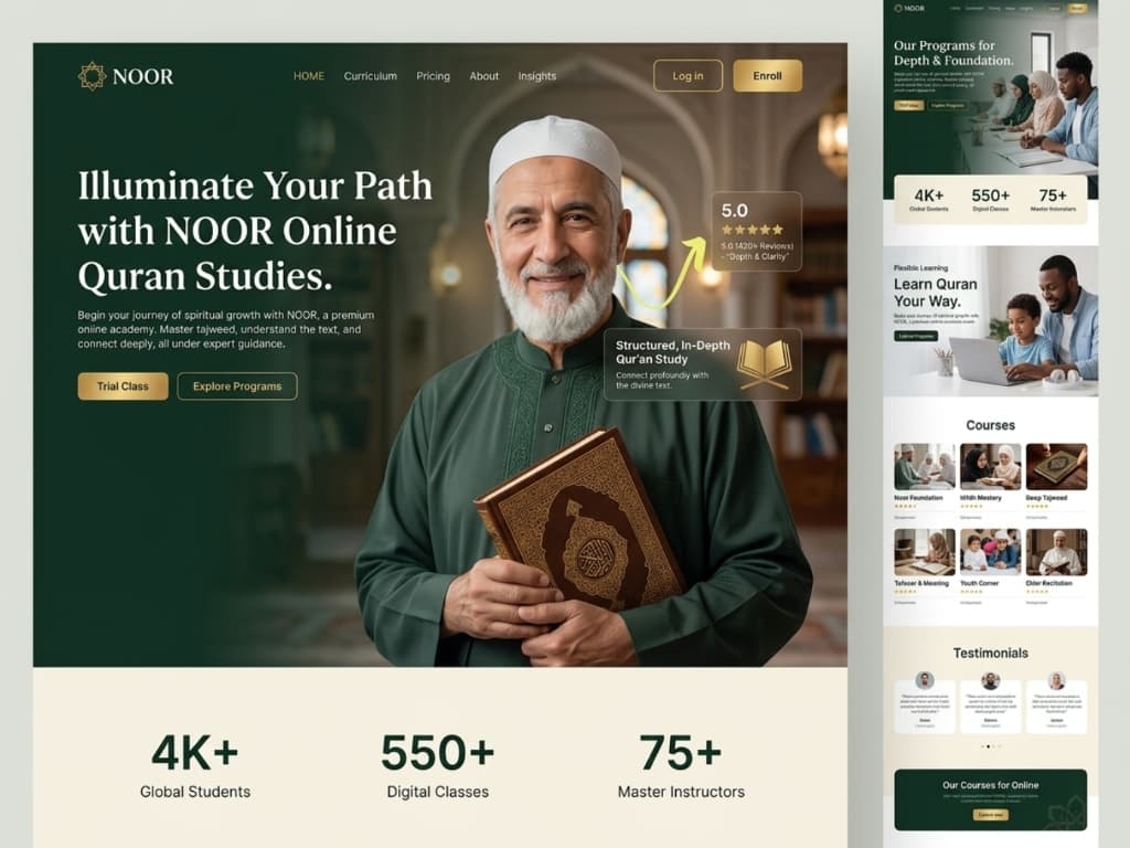 Islamic Center of Valley - Community Center website design by SafaSites